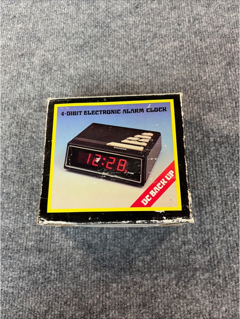 vintage digital alarm clock NIB